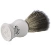 Omega 0196745 Fibre Shaving Brush "Black Hi-Brush", White