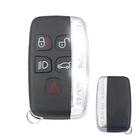 5 Button Car Key Shell Case Remote Key Punto Button Smart Remote Key Shell Case Fob for Land Rover Range Rover Sport LR4 Evoque OEM Original