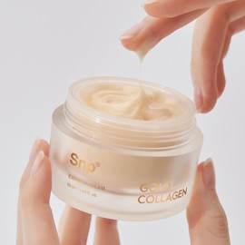 SNP Gold Collagen Expert Cream 50ml Wrinkle Improvement Highly Concentrated Nutrition Elasticity Moisturizing Anti-Aging Whitening Spots and Blemishes / Snp 골드 콜라겐 엑스퍼트 크림 50ml 주름 개선 고농축 영양 탄력 수분 보습 안티에이징 미백 기미 잡티
