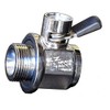 EZ (EZ-204) Silver 3/4"-16 UNF Thread Size Oil Drain Valve
