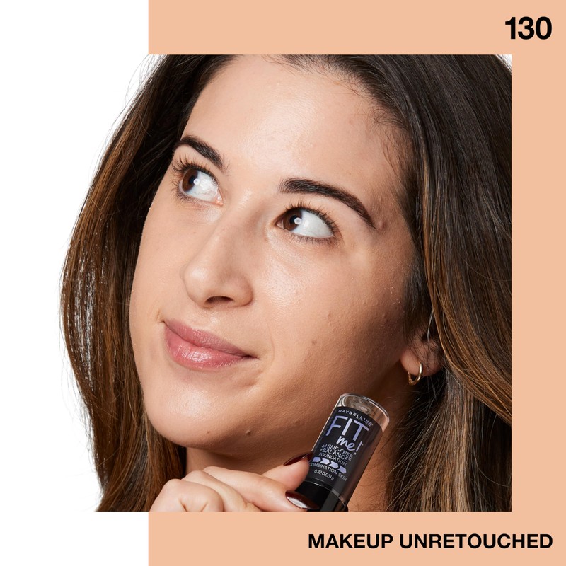 Maybelline Fit Me Shine-Free + Balance Foundation Stick, Multi-Use Face