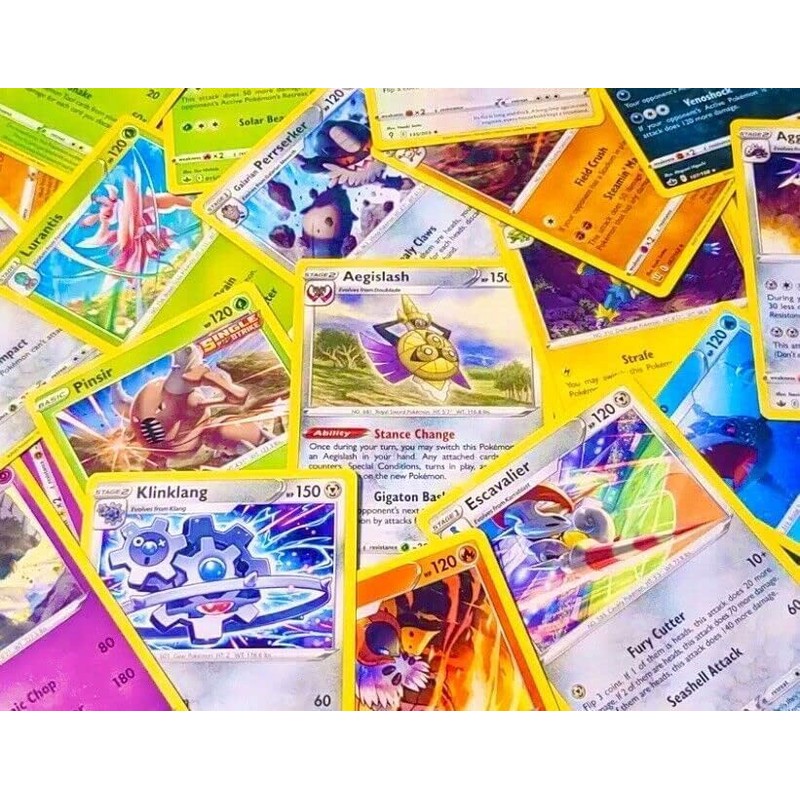 25 Rare Pokemon Cards with 100 HP or Higher (Assorted