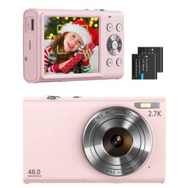 Digital Camera 1520P Autofocus Compact Camera FHD 48MP Photo Camera Vlogging Camera with 2.8" Screen, 32GB Memory Card, 16X Digital Zoom, Portable Mini Camera for Kids, Teenagers, Adult, Beginners