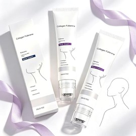 Crema de Cuello con Fullerene y Colágeno, Reafirmante con Rodillo, 20g