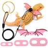 CoguZed Bearded Dragon Leash and Harness Set, Adjustable Lizard Harness