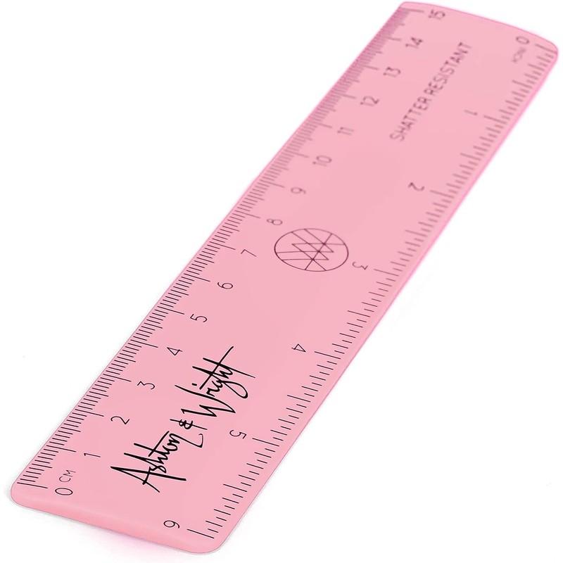 6 Inch / 15cm Rulers - Shatter Resistant - Class