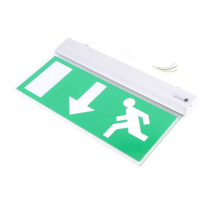 Acrylic LED Emergency Exit Lighting Sign Safety Evacuation Indicator Light