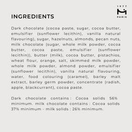 LA MAISON DU CHOCOLAT Pralines Gift Box, Gourmet Milk and Dark French Chocolate Gift Box (16 Pieces)