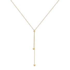 Elli Women's Y-Chain Ball Pendant Filigree Adjustable in 925 Sterling Silver, Sterling silver, None