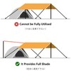 JEELAD Tarp Extension Belt, Setting Tape, One Touch, 12.4 inches