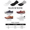 Blu Ninfee No Show Socks Mens 6-8, 6Pairs Invisible Socks