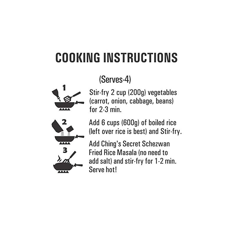 Ching's Secret Schezwan Fried Rice Masala Pouch, 60 g