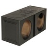 Q Power 12 Inch Dual Subwoofer Box, High-Performance Vented Speaker