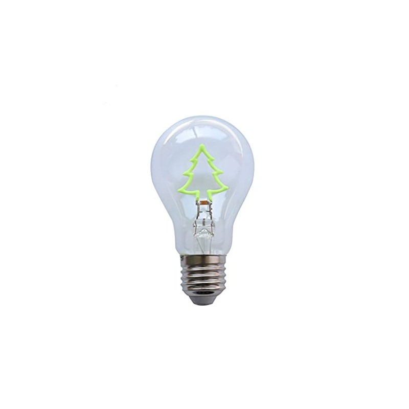 BeFlE LED Filament Lamp 2 W E27 Christmas Tree Green