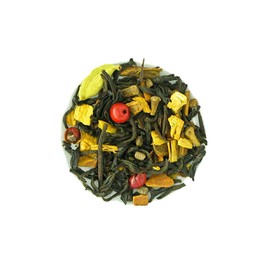 Kusmi Tea - Sweet Love - Sweet Black Tea Blend with Liquorice Root, Guarana Seed, Pink Peppercorn & Spices - All Natural, Premium Loose Leaf Black Tea in 20 Eco-Friendly Muslin Tea Bags (20 Servings)