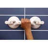 Mobeli One Hand Grab Bar 12.8 Inch Length Suction Mount