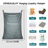 KINGSUSLAY XL Door Laundry Hamper, Hanging Hamper with Large Openging,