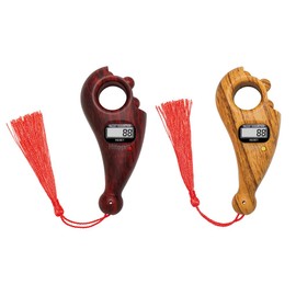 Hitopin 2 Pieces Digital Beads Counter, Buddha Beads Counter, Digital Prayer Counter, Portable Beads Counter, for Meditation, Relaxation, Buddhist Prayer