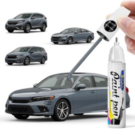 XTryfun NH877P Sonic Gray Touch Up Paint Compatible with Honda, DIY Car Paint Scratch Repair, Automotive Paints, Quick & Easy Fix Scratch Repair for Civic/CR-V/Odyssey/Accord/Pilot