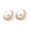 USOSOU 10Pcs 18mm Round Gold Metal Pearl Buttons for Clothing,