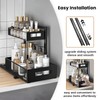 ONEUPIN Under Sink Organizer, Multi-Purpose 2 Tier Pull Out Cabinet