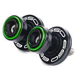 LLIDFONK For Kawasaki Z650 Z 650 RS Ninja650 Ninja650 2017-2025 VERSYS650 2015-2025 8 mm Aluminium Motorcycle Accessories Swing Arm Spools Slider Stand Screws (Green)