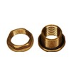 RAINPAL BBF010RH Brass Bulkhead Tank Fitting (Female 3/4" Straight Pipe