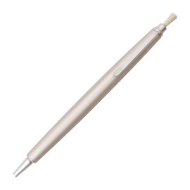 ZOOM BC-ZL2EC08 Oil Based Ballpoint Pen, 0.02 inch (0.5 mm), Matte Silver