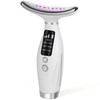Facial & Neck Massager – 7-Color LED Heated Vibration Face