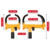 Happybuy Tire Clamp, 2 Set Universal Wheel Clamp, Flexible Anti-Theft
