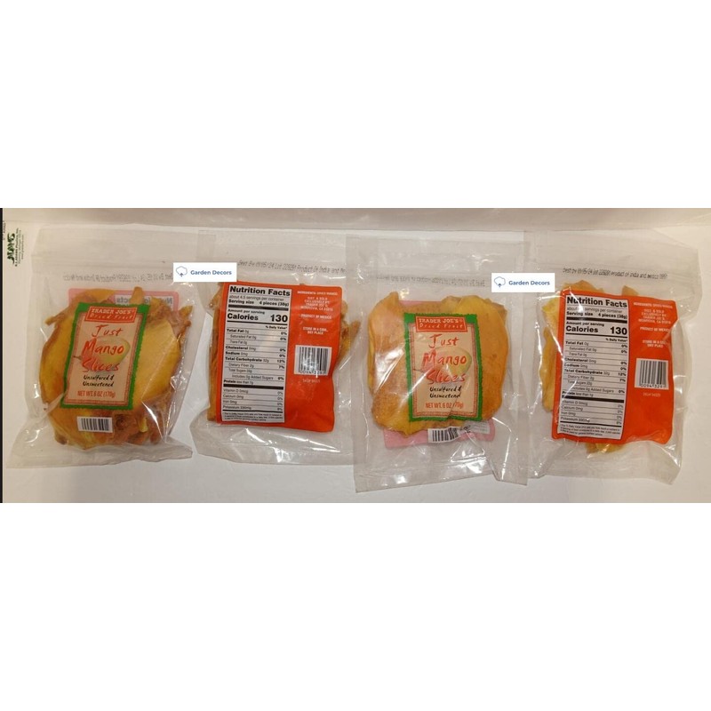 Trader Joe's Dried Fruit Just Mango Slices Unsulfured & Unsweeted