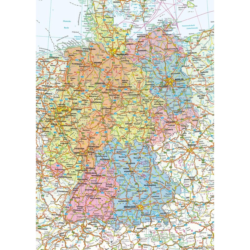 Premium Germany Map Puzzle with 1000 Pieces - Germany Puzzle