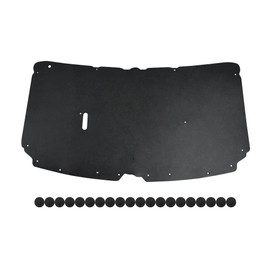 Zieichy Hood Insulation Pad w/ 20 Clips Compatible with Ford Super Duty 1999-2007, Fit for Ford Excursion 2000-2007, Black
