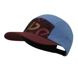 CLAPE Quick Dry 5 Panel Hat, Water-Resistant Color Block Trendy Baseball Cap, Adjustable Camper Dad Hat for Large Heads