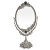 MakeUp Mirror EuropeanStyle Metal Retro DoubleSided Mirror for Bathroom Bedroom