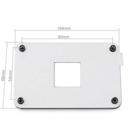 GENNEL Metal Motherboard Backplate, CPU Heatsink Bracket Radiator Base Cooler Mounting Backplane for AMD AM4