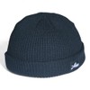 Librass Short Beanie, Watch Cap, Knit Hat, Shallow, Cold Protection,