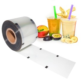 ALDKitchen Sealing Film | Seals 3304 Cups per Roll | 90mm-105mm | Compatible With PP, PET and Paper Cups (1, Clear)