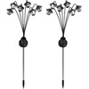 Solar Lights Outdoor - 2 Pieces Solar Pathway Lights Garden