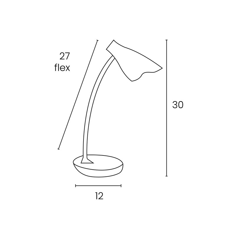 Unilux Dimmable LED Lamp with USB Charging and Touch Control,