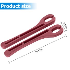 Mandark Car Seat Gap Filler, 2PCS Vehicle Seat Gap Fill Organizer with Phone Holder for Prevents Items Falling, Auto Interior Crevice Blocker Stop Accessories, Universal for SUV Sedan Truck (Red)