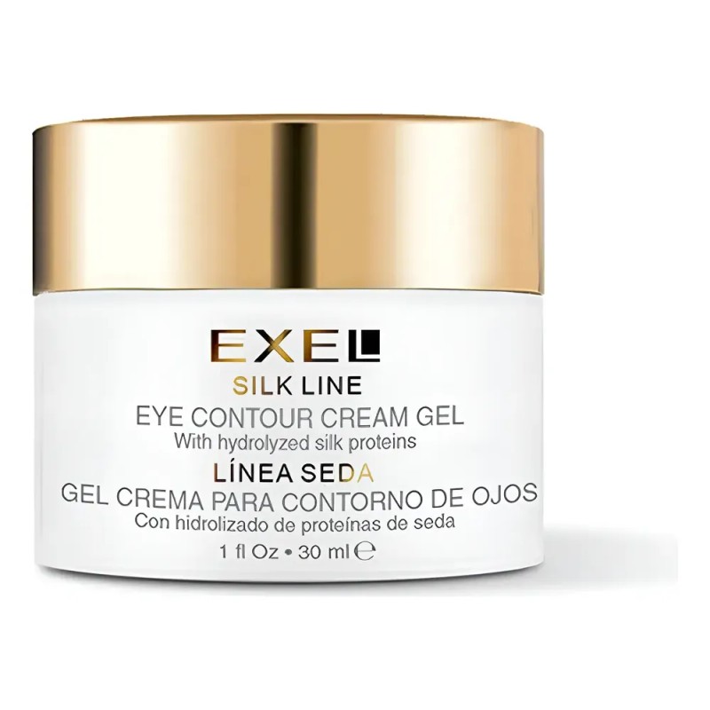 Gel Crema Contorno De Ojos Exel Línea Seda Antiojeras