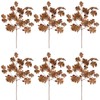 Wavwavw 6 Pcs 31.5in Faux Oak Branch with Acorns Fake