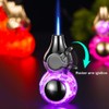 Jet Torch Lighter, Butane Refillable Cool Lighter with Visible Fuel