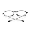 HAITCONGR Portable and Foldable Square-Frame Blue Light Blocking Reading Glasses
