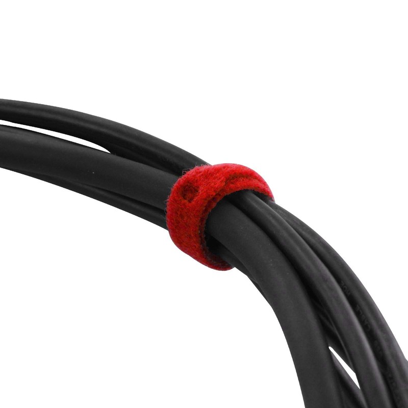 10 Pack of Cable Management Hook & Loop 12cm Cable