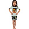 Lazy One Short-Sleeved Summer Pajama Set for Girls and Boys,