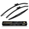GARDIMU Front and Rear Windshield Wiper Blades, 3 Pcs Front