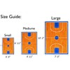 Handcraft Rugs-Kids Rugs Play time/Basketball Court/Field Non-Slip/Rubber Back Area Rug/Game