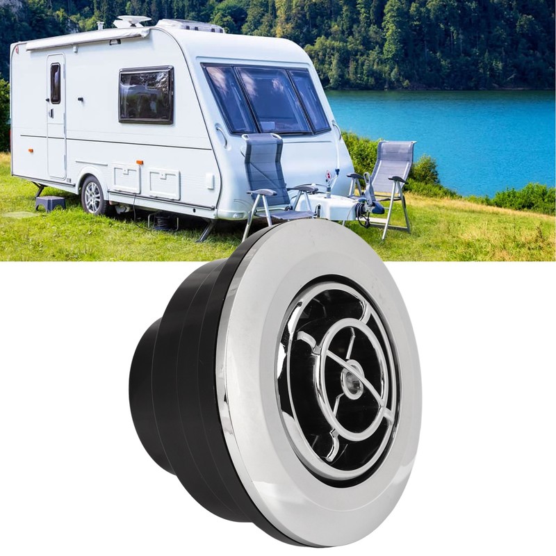 RV Air Outlet Vent Roof Round Air Conditioner Ventilation Deflector
